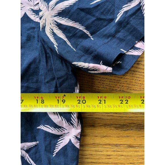 MARC BY MARC JACOBS Blue Pink Floral Button Up Shirt Top Women's Size Small - Picture 9 of 9